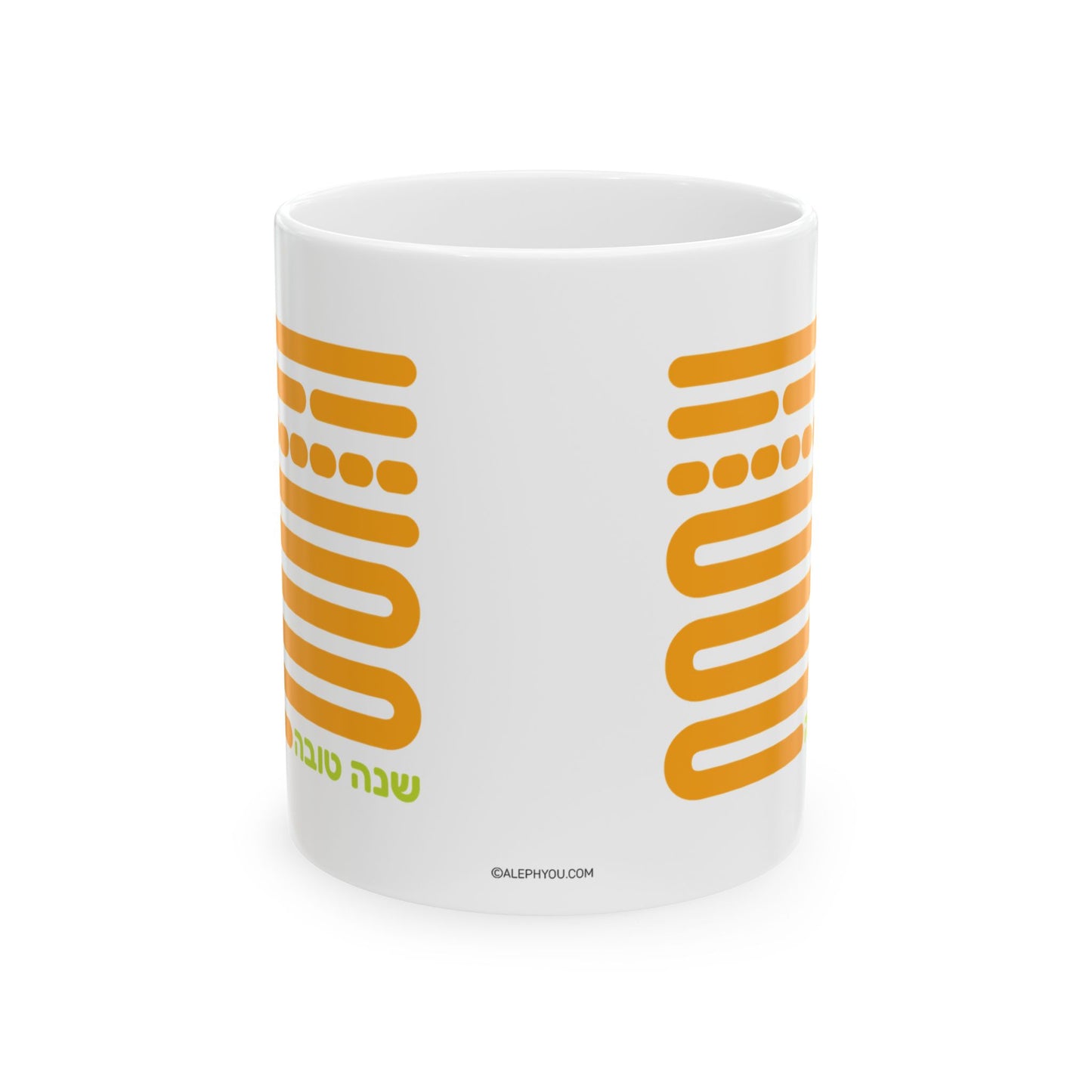 Shofar Notes Orange Coffee Mug, (11oz, 15oz)
