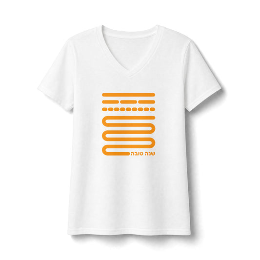 Shofar Notes V-Neck Tee