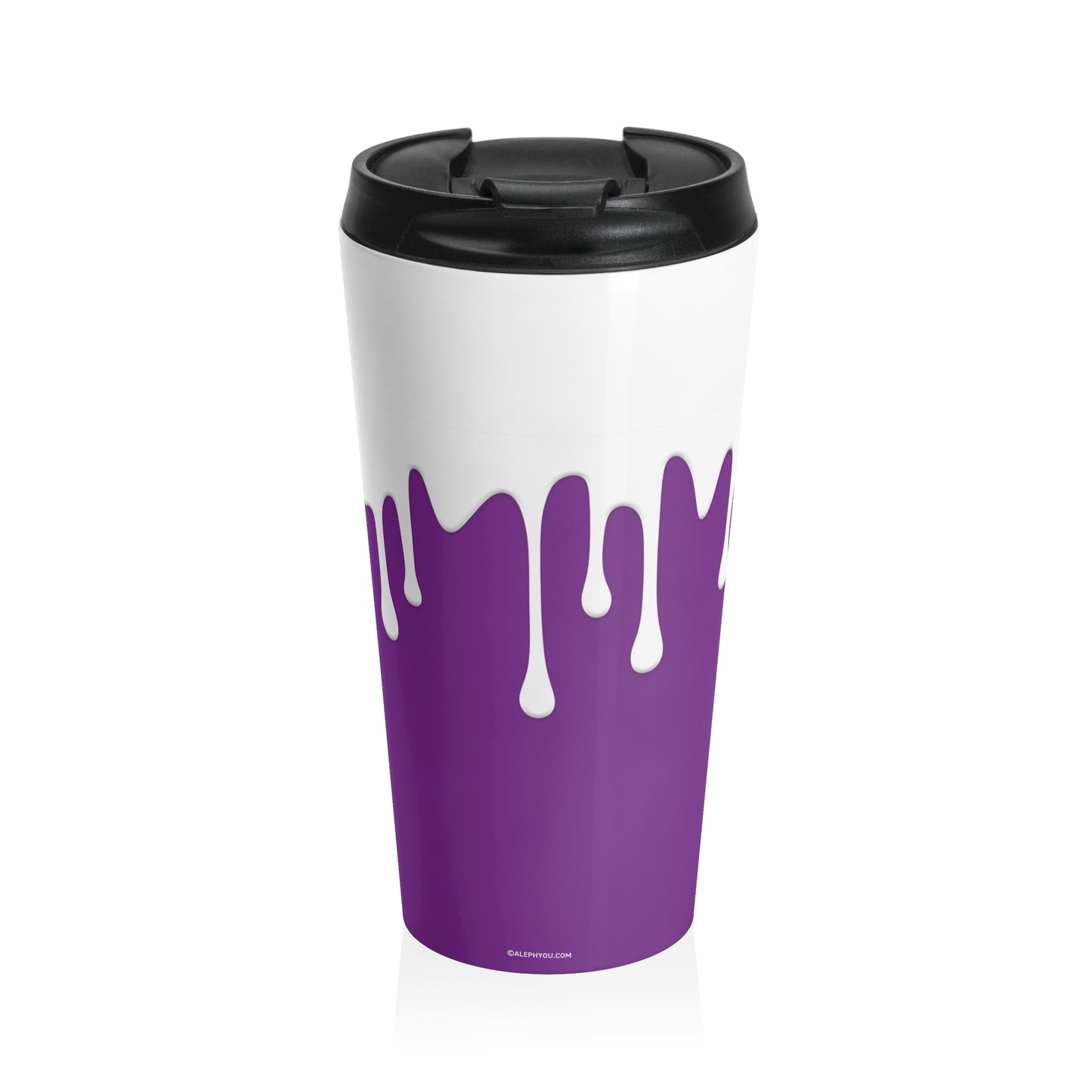 Drips Purple Travel Mug