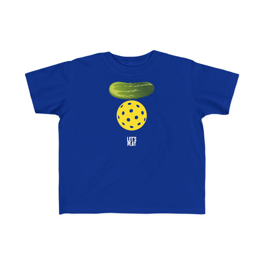 Pickle Ball Lets Play Kids Tee