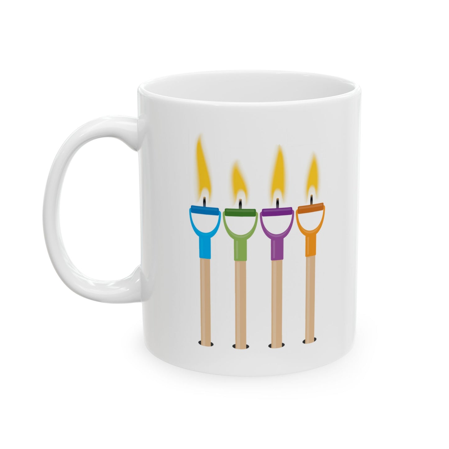 Four Candles (Fork Handles) Mug