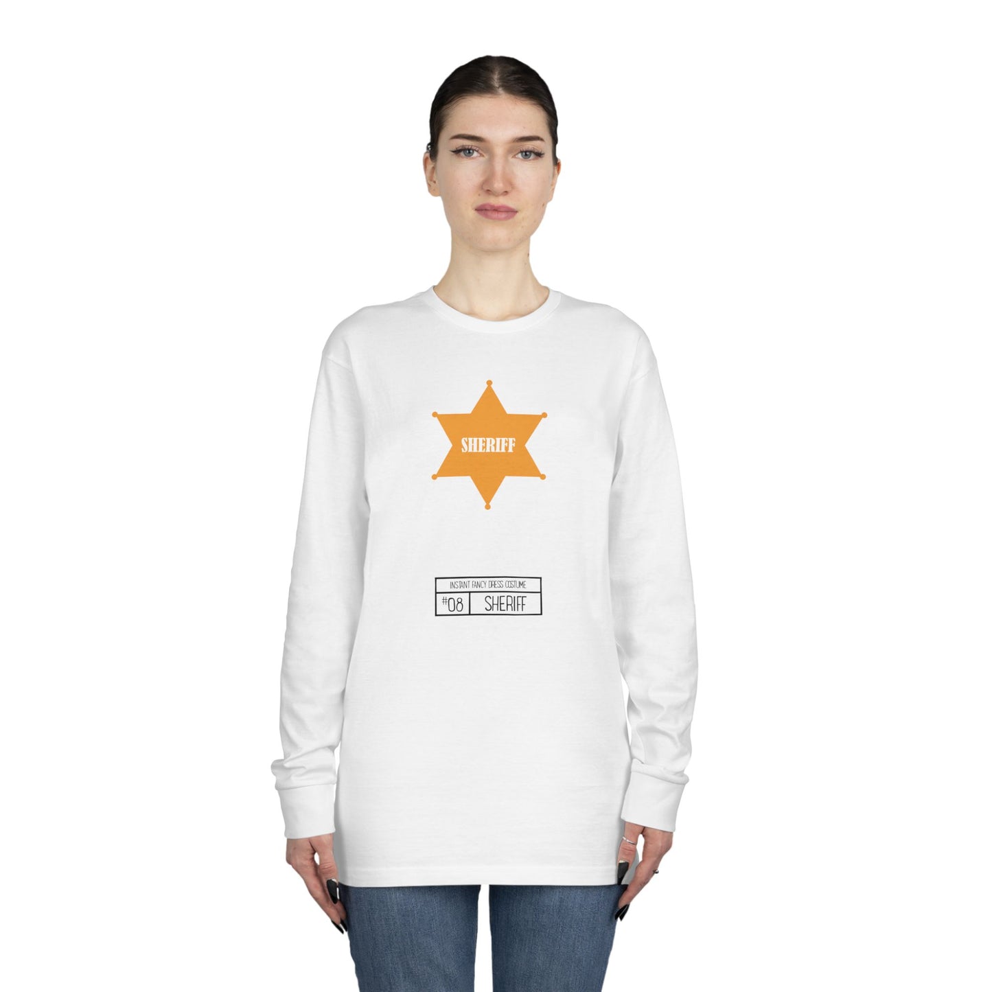 Instant Fancy Dress #8 Sheriff– long sleeve T-shirt