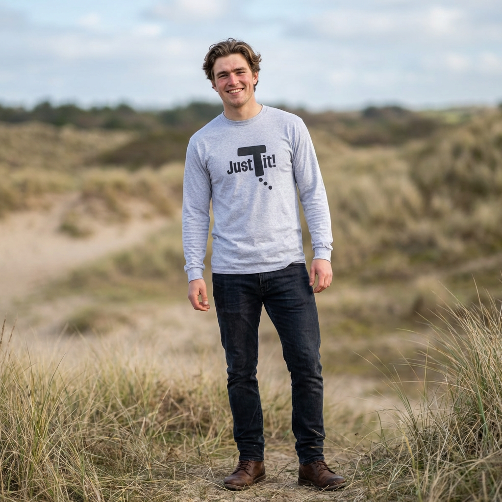 Just Do It Cotton Long Sleeve Tee