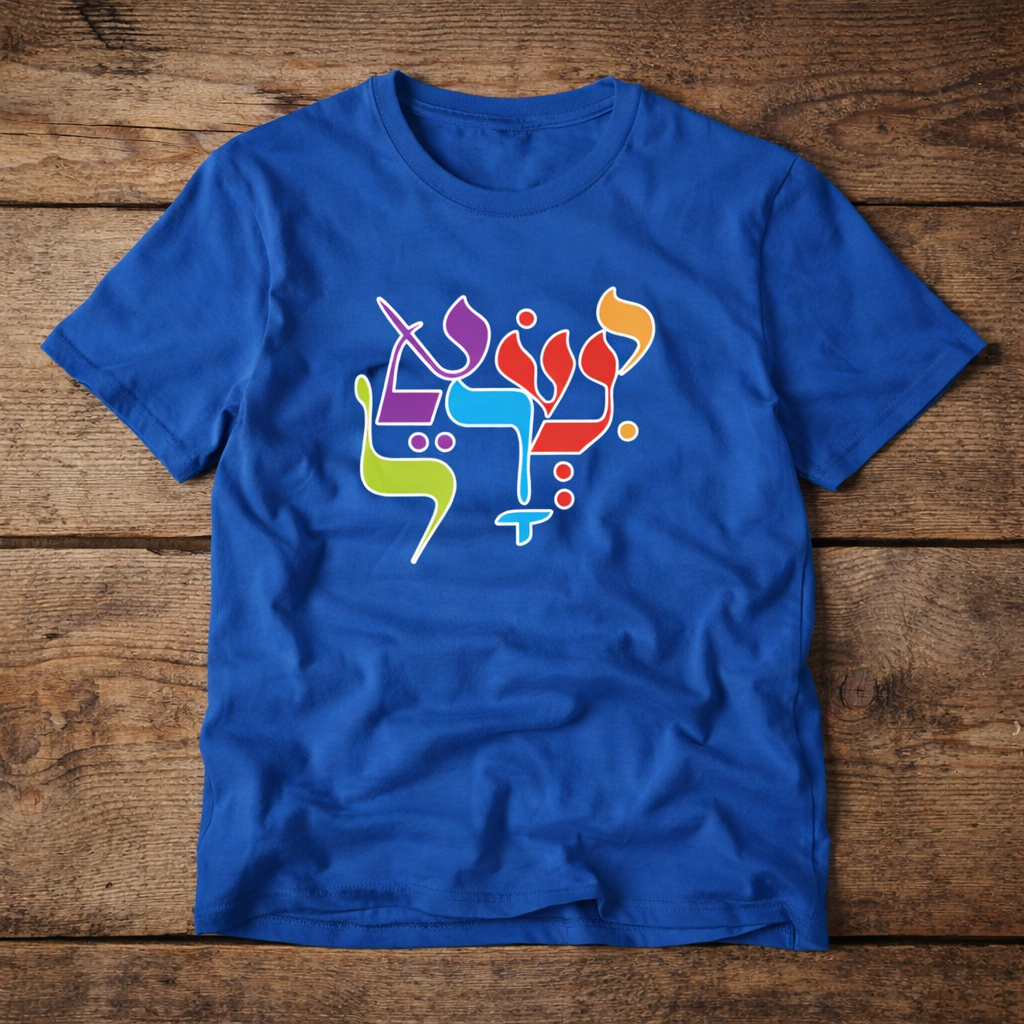 “ישראל” — Hebrew-Only Design T-Shirt
