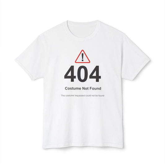 404 Costume Not Found T-shirt