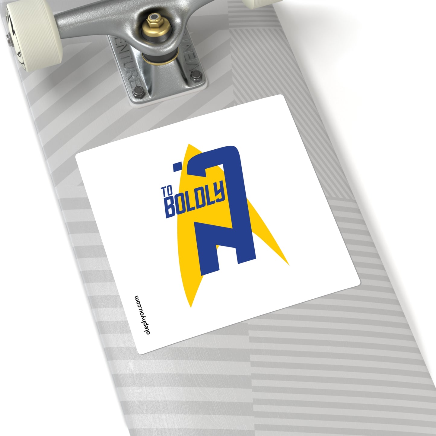 Boldly Go sticker