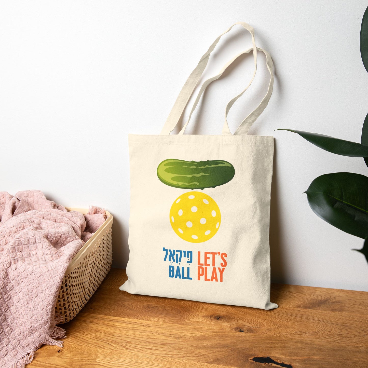 Pickle Ball Tote Bag