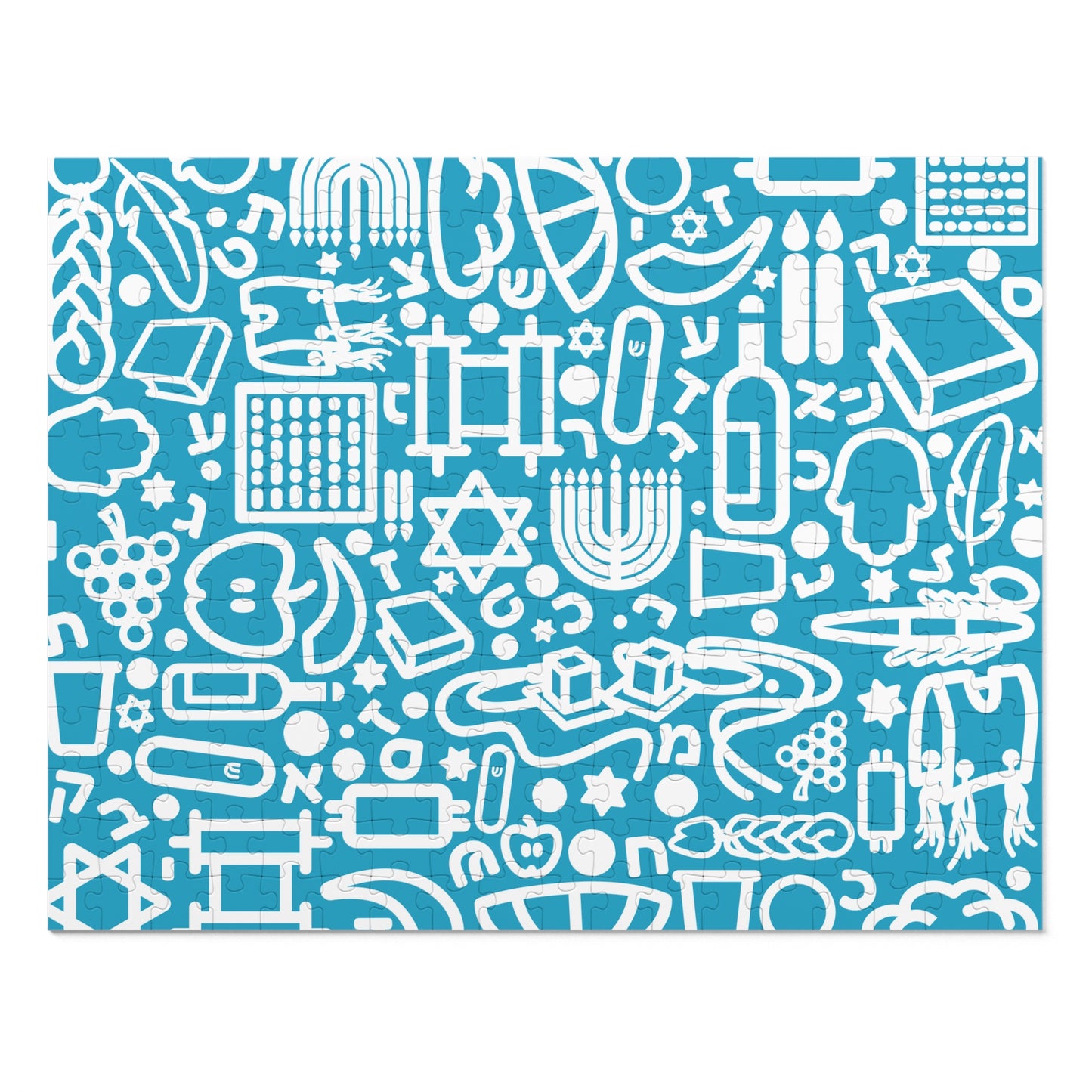 🧩 Jooodles Cyan Jigsaw Puzzles with Collectible Tin