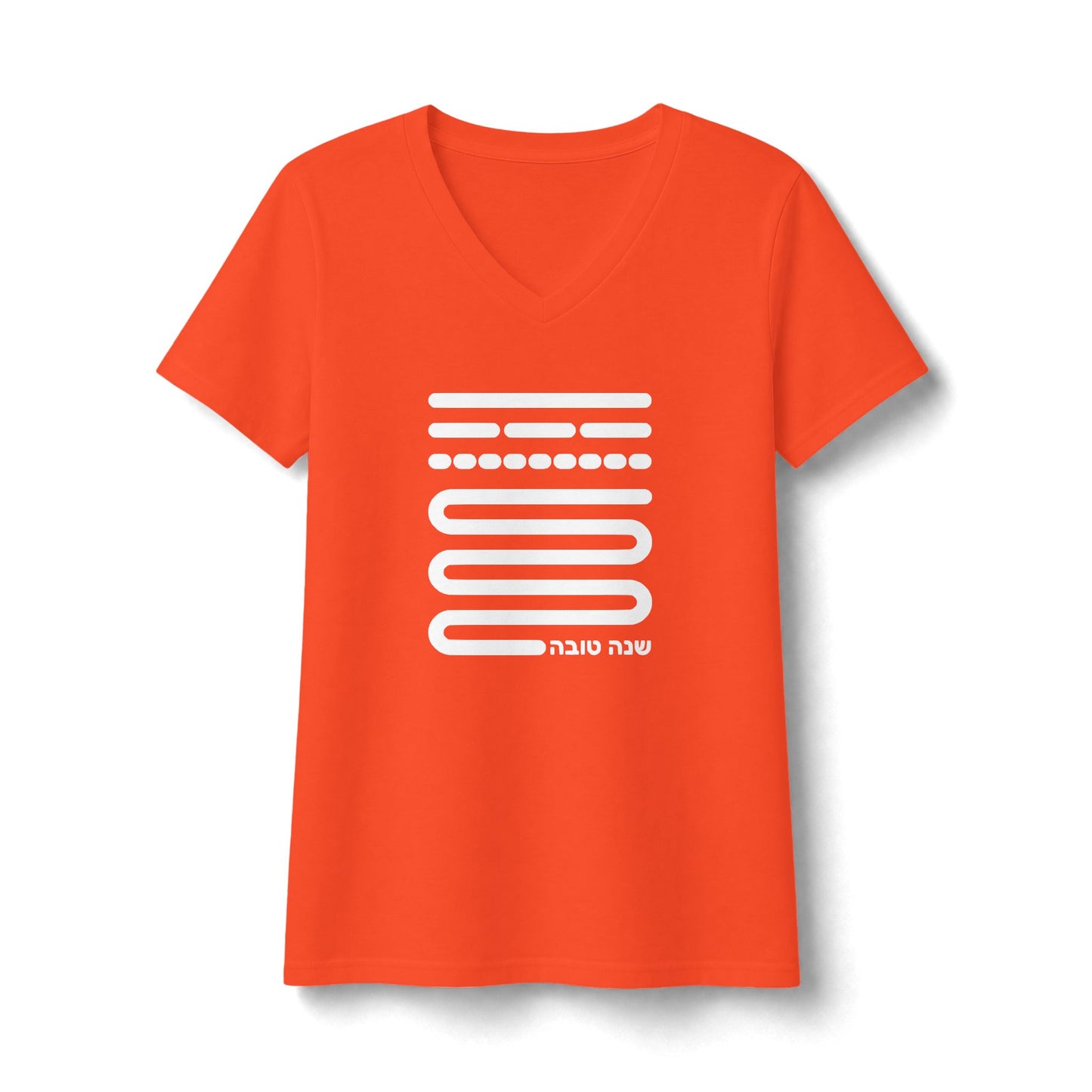 Shofar Notes V-Neck Tee