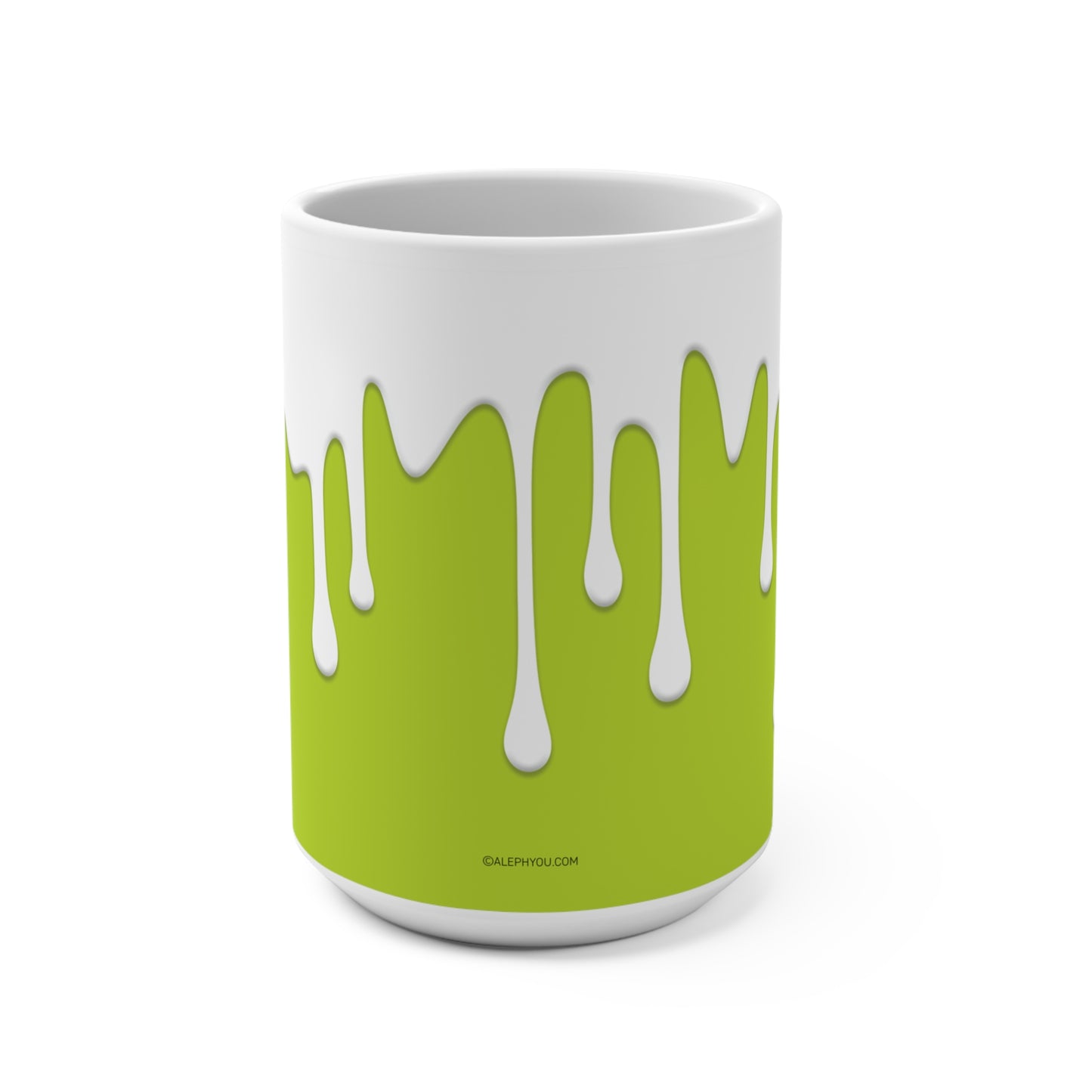15oz Green Drips Mug