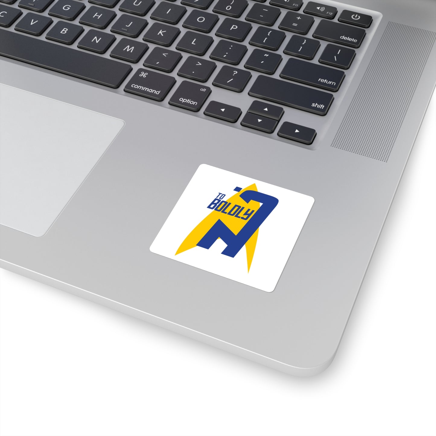Boldly Go sticker