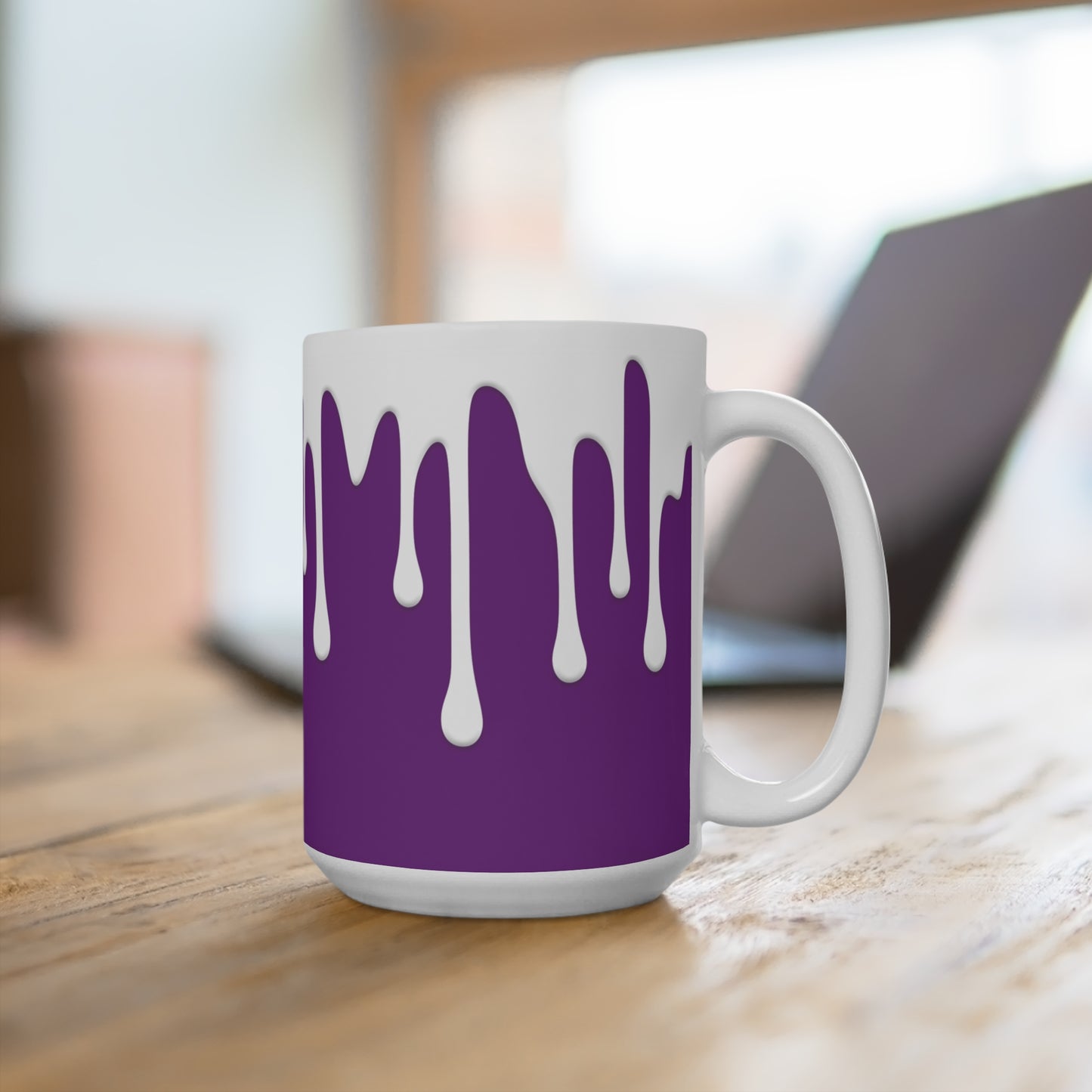 15oz Purple Drips Mug