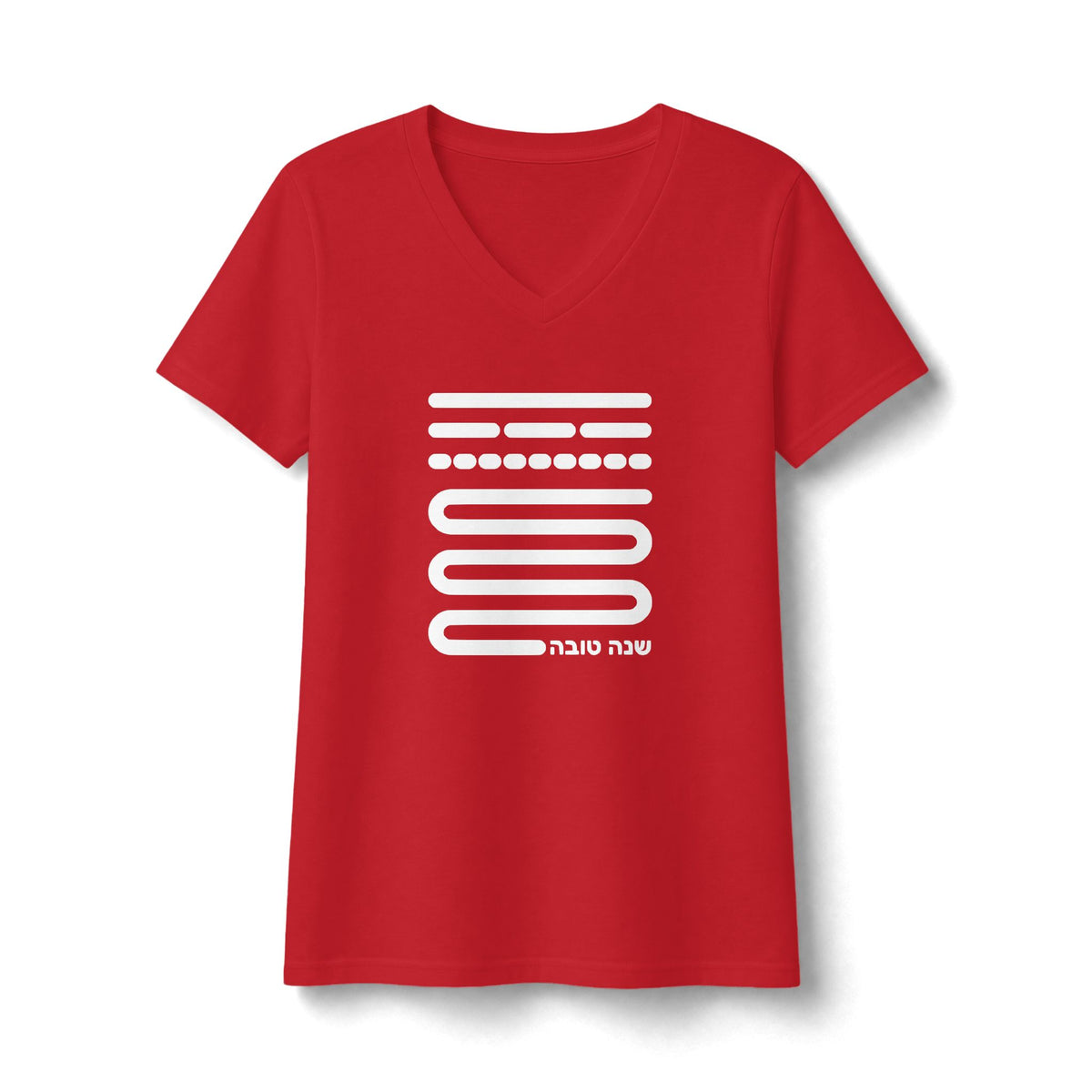 Shofar Notes V-Neck Tee