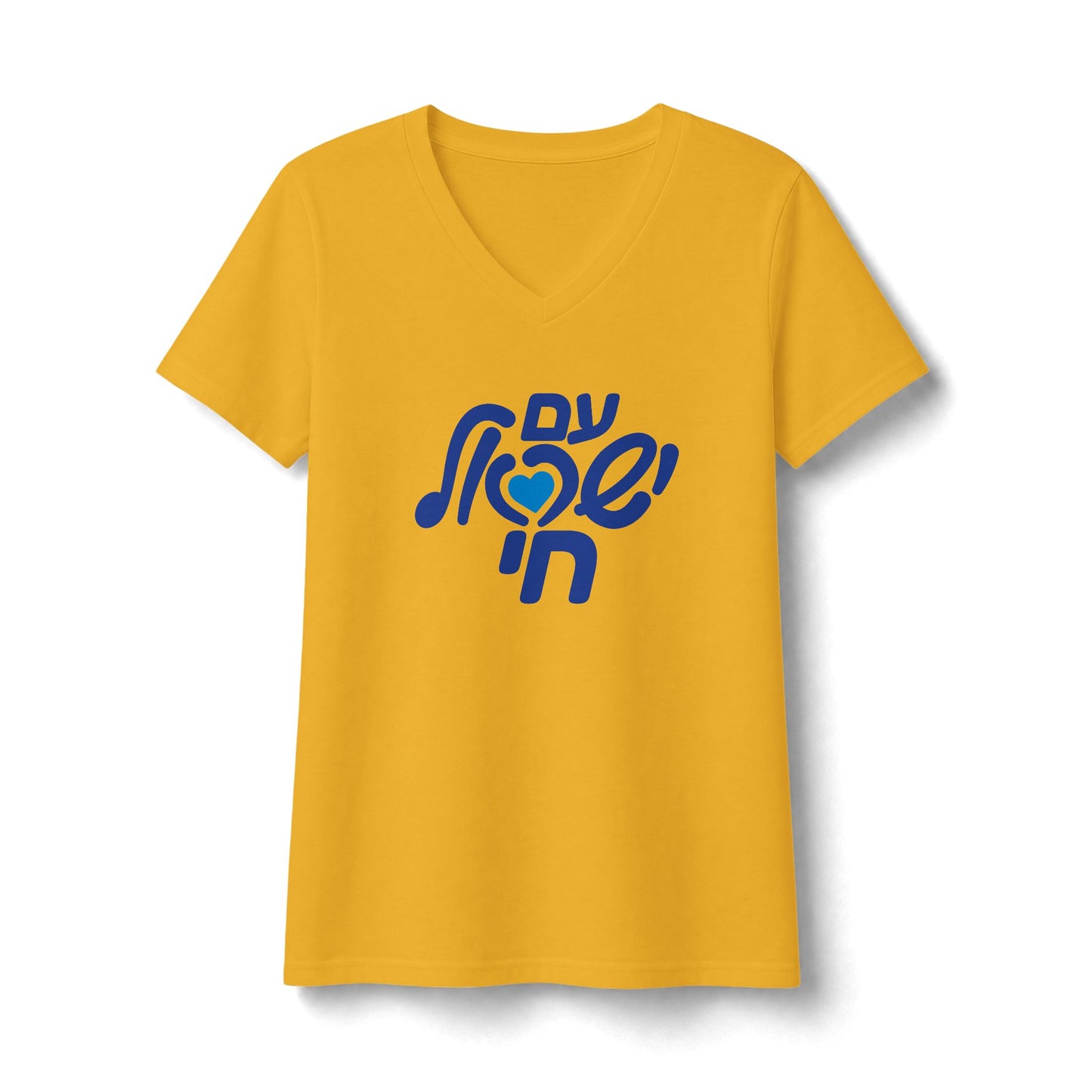 Am Yisrael Chai V-Neck Tee