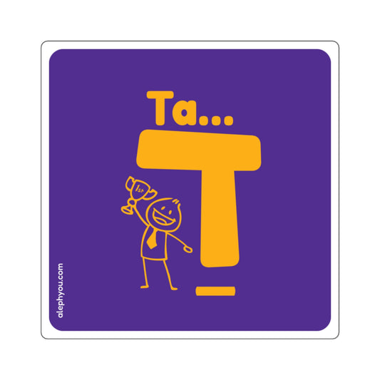 Ta Da! sticker