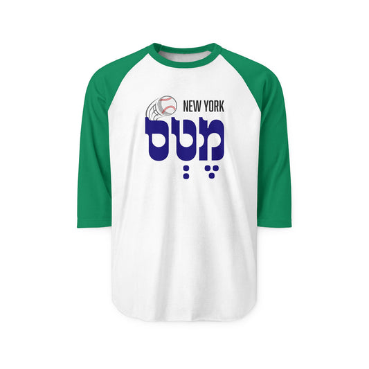 New York Mets Three-Quarter Sleeve Raglan Shirt