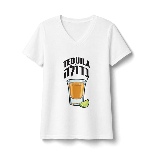 Tequila Gedolah V-Neck Tee