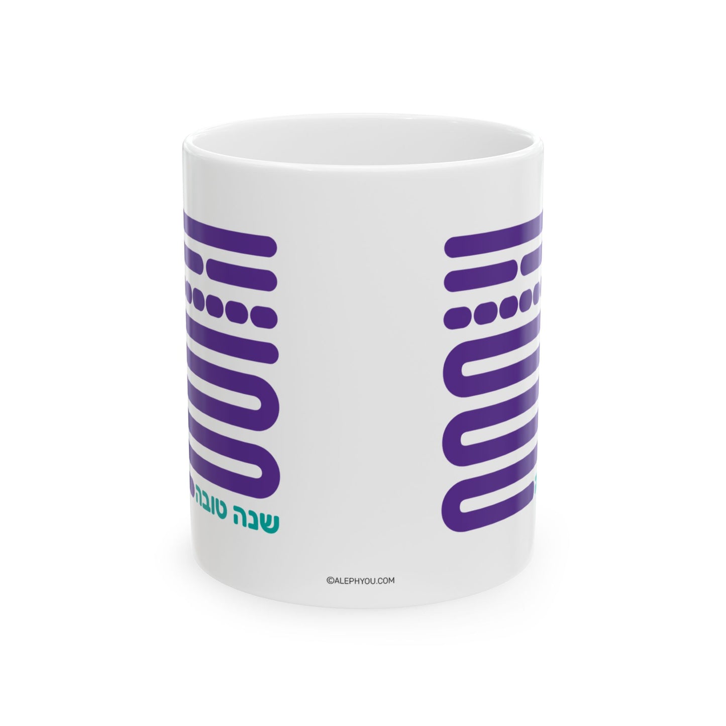 Shofar Notes Purple Coffee Mug, (11oz, 15oz)