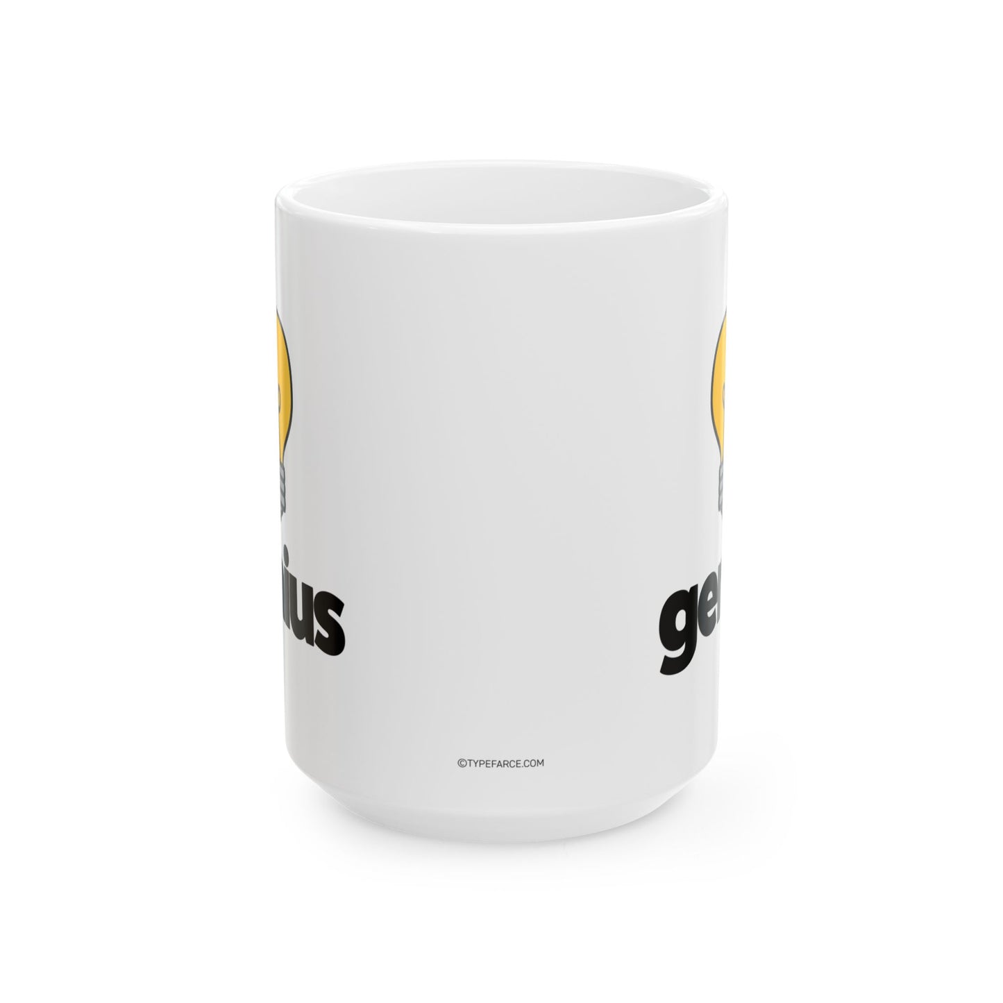 Genius Ceramic Mug, (11oz, 15oz)