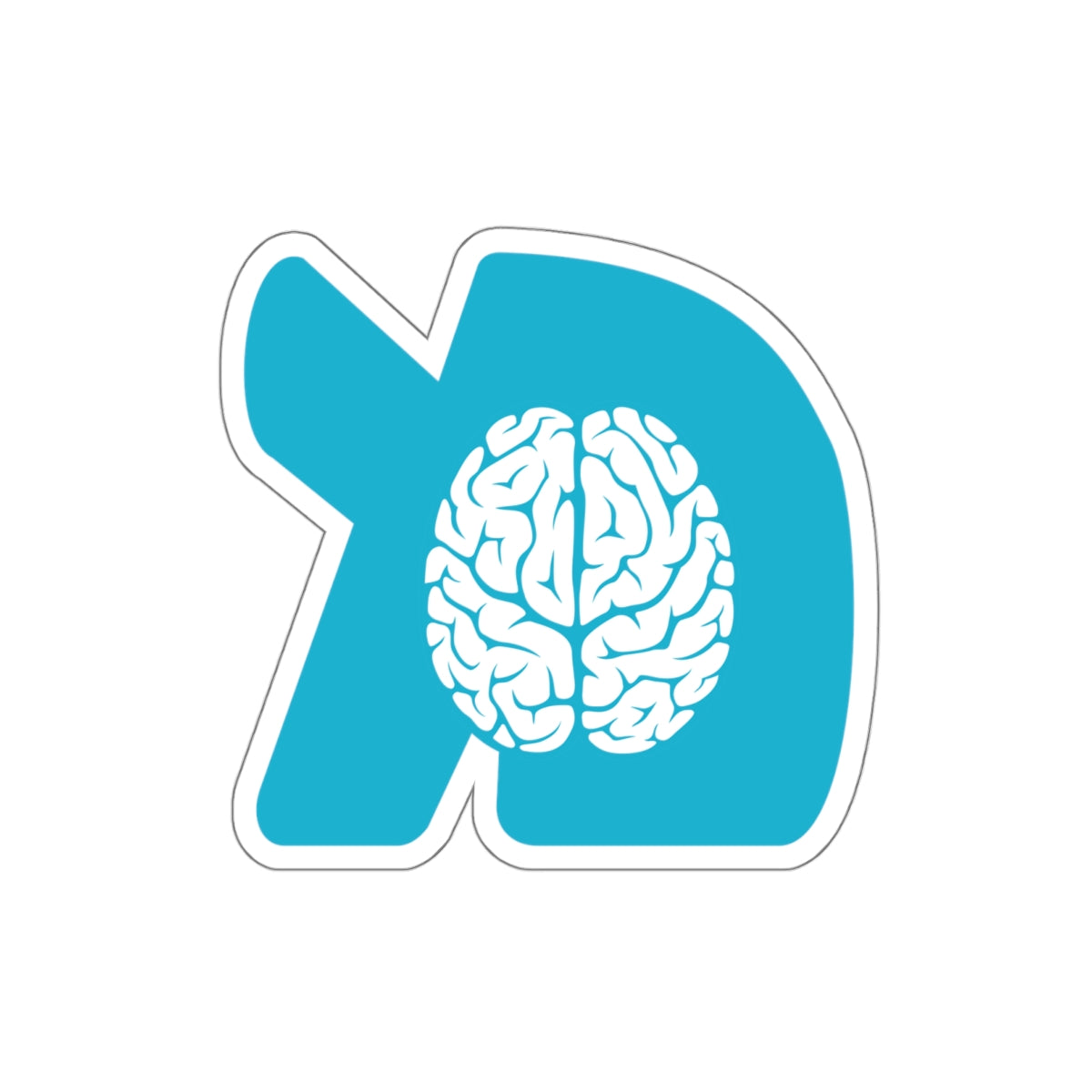 Mem-Brain Die-Cut Sticker