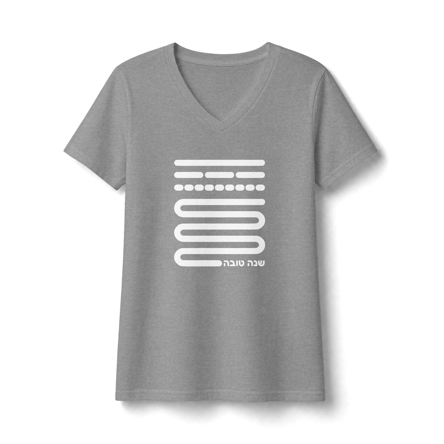 Shofar Notes V-Neck Tee