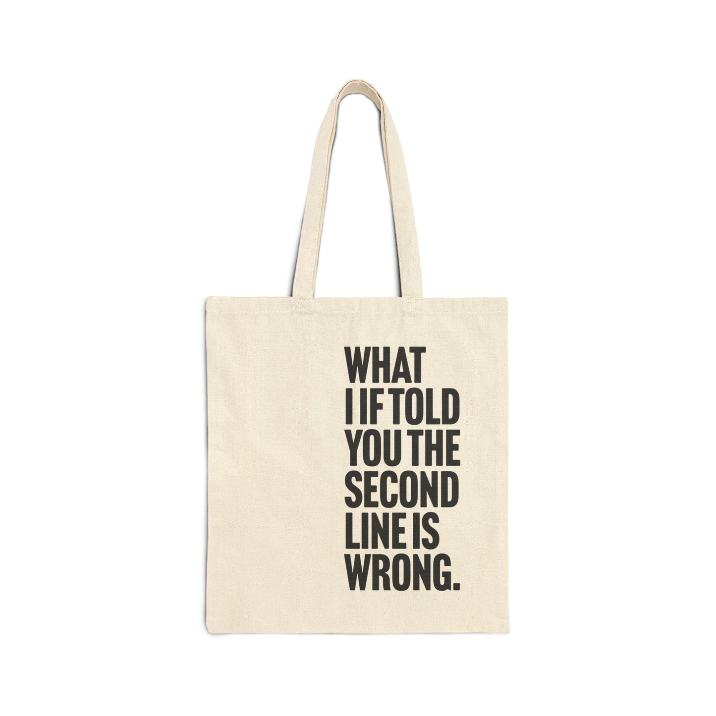 Proof Reading Cotton Canvas Tote Bag