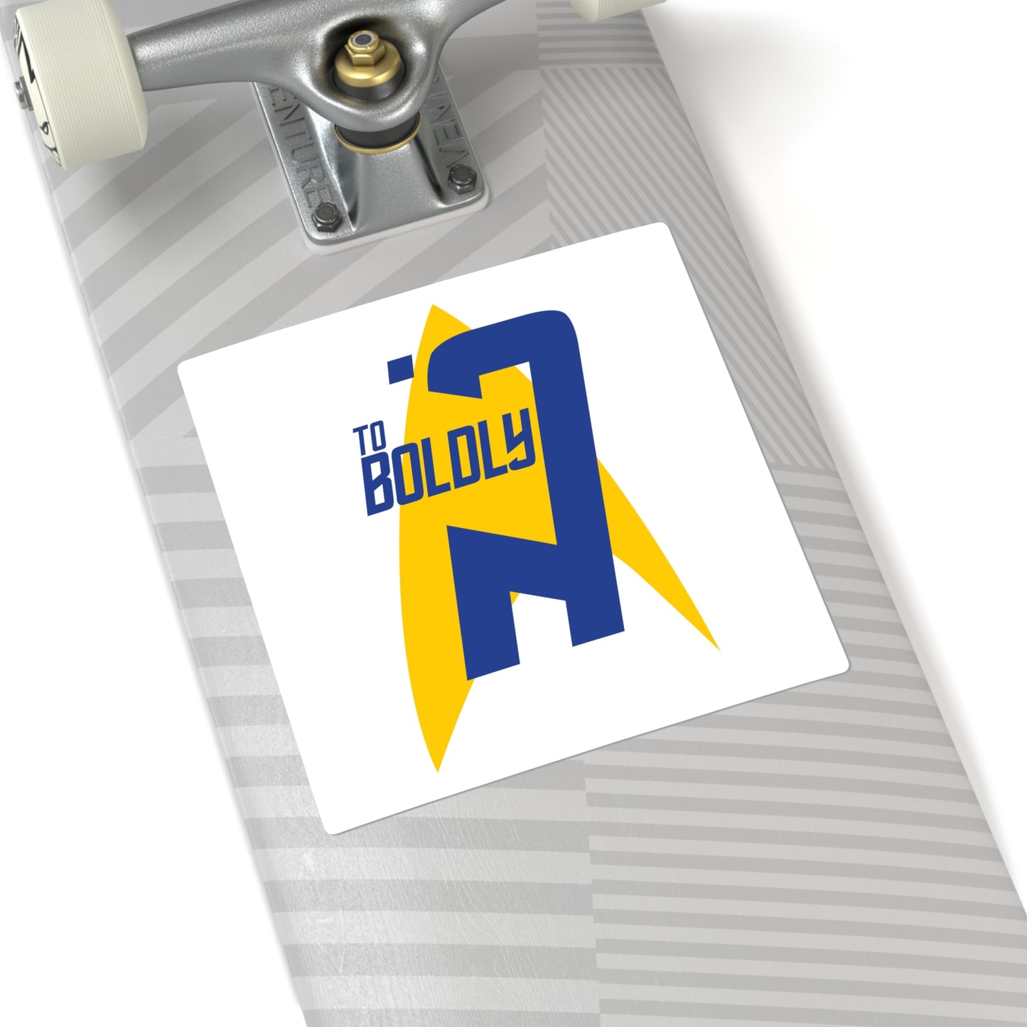 Boldly Go sticker