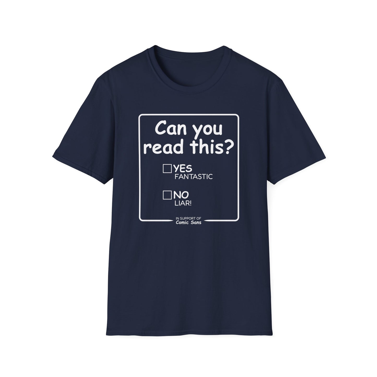 In Support Of Comic Sans T-Shirt