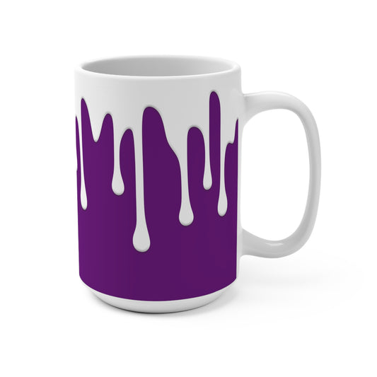 15oz Purple Drips Mug