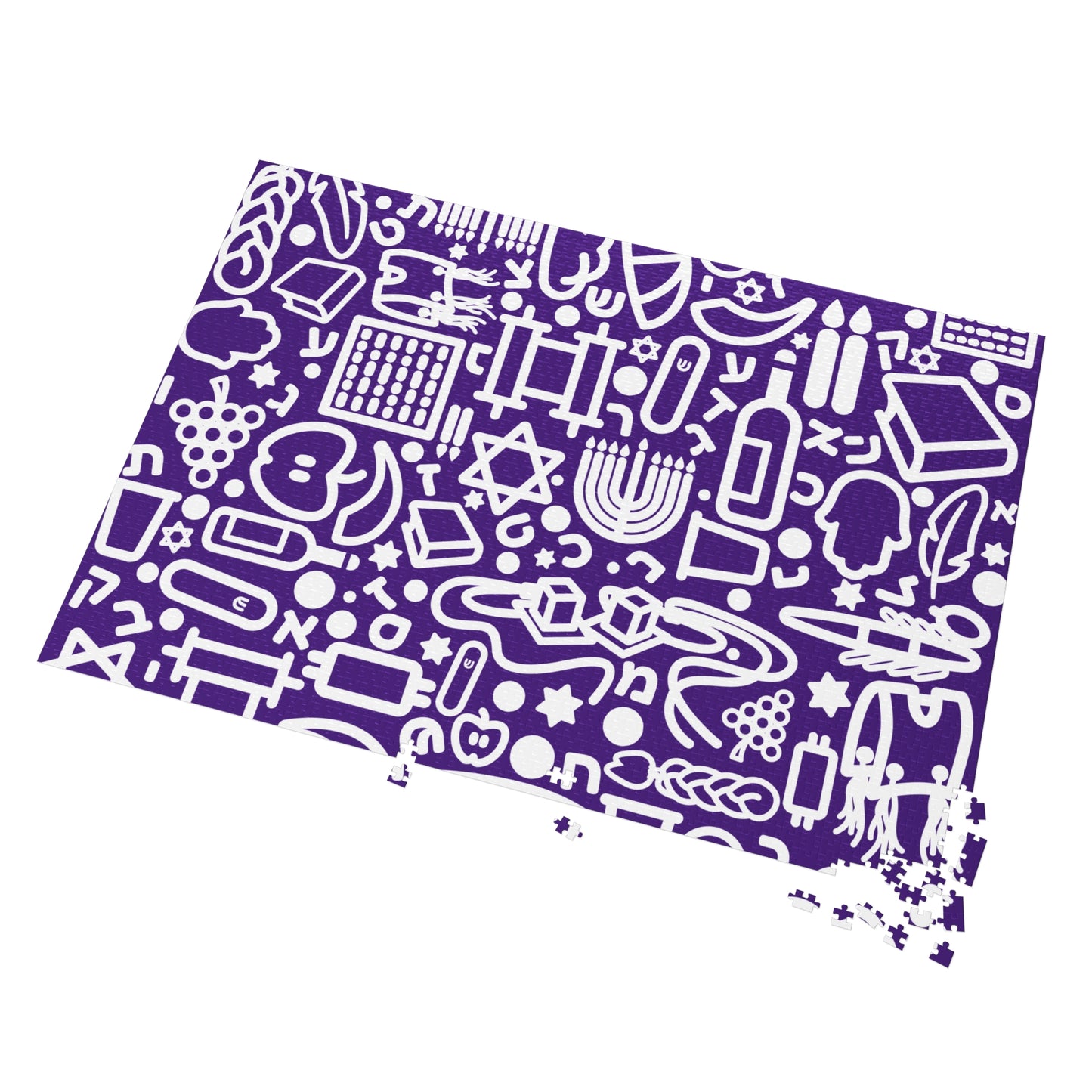 🧩 Jooodles Purple Jigsaw Puzzles with Collectible Tin