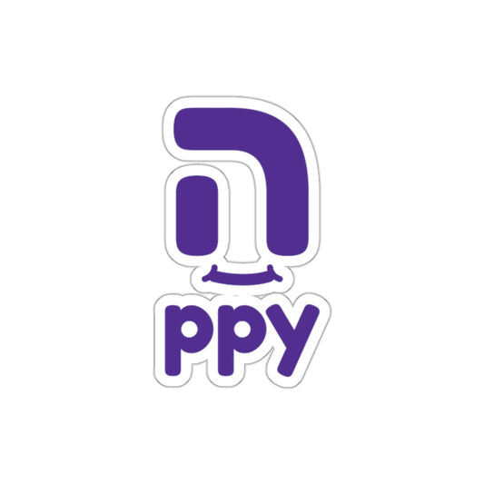 Happy Die-Cut Sticker