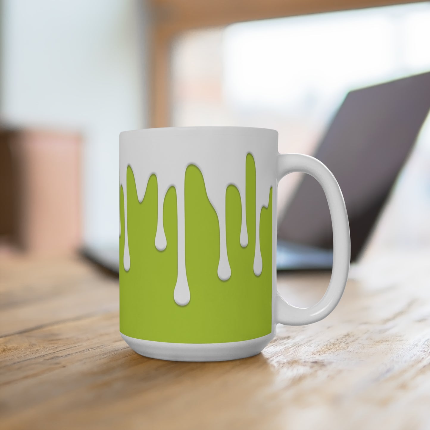 15oz Green Drips Mug
