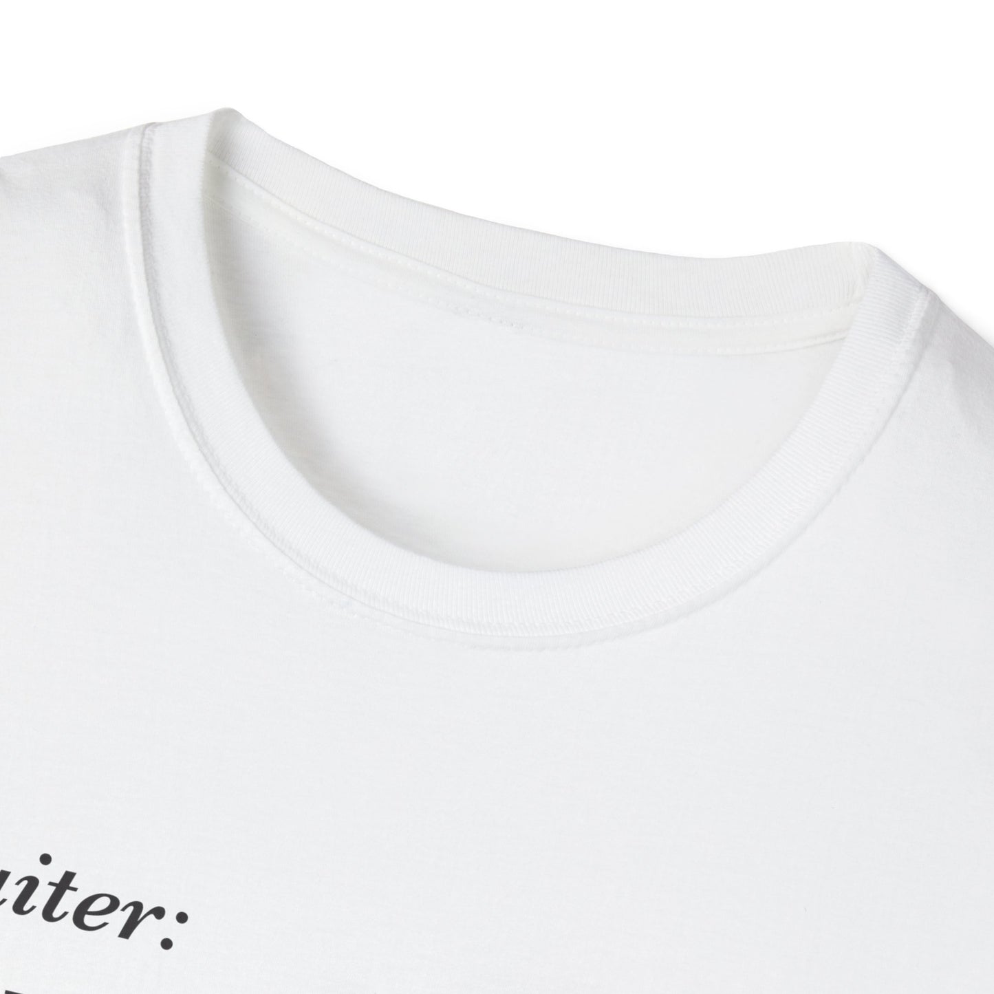 Menu Font T-Shirt