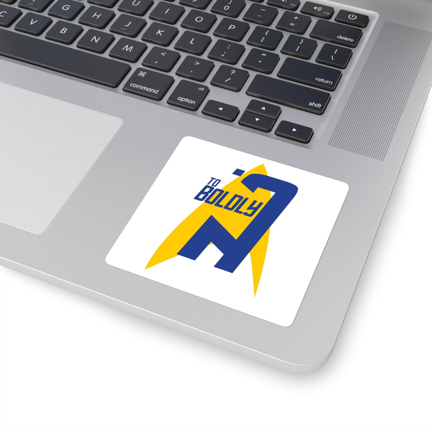 Boldly Go sticker