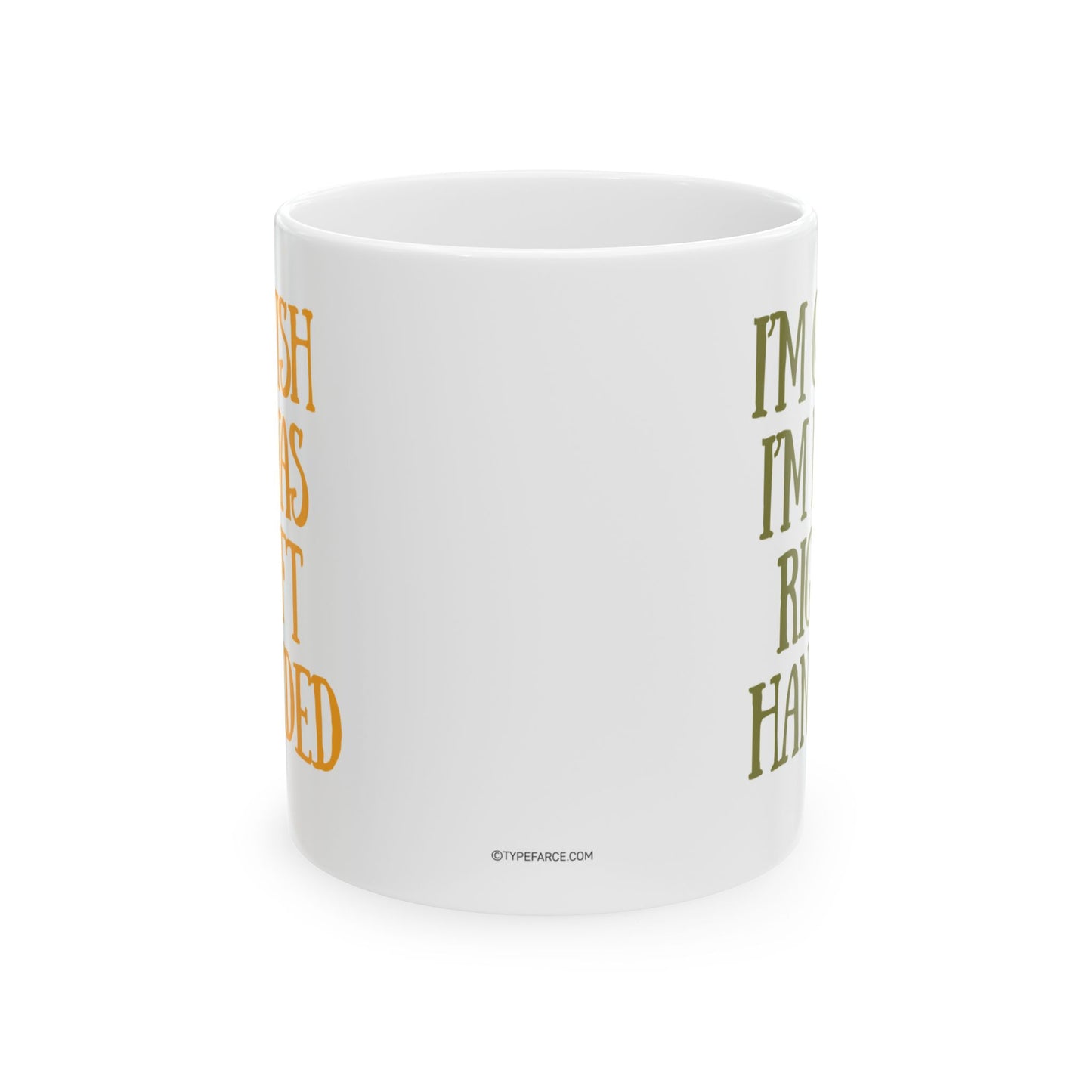 Left Handed Coffee Mug, (11oz, 15oz)
