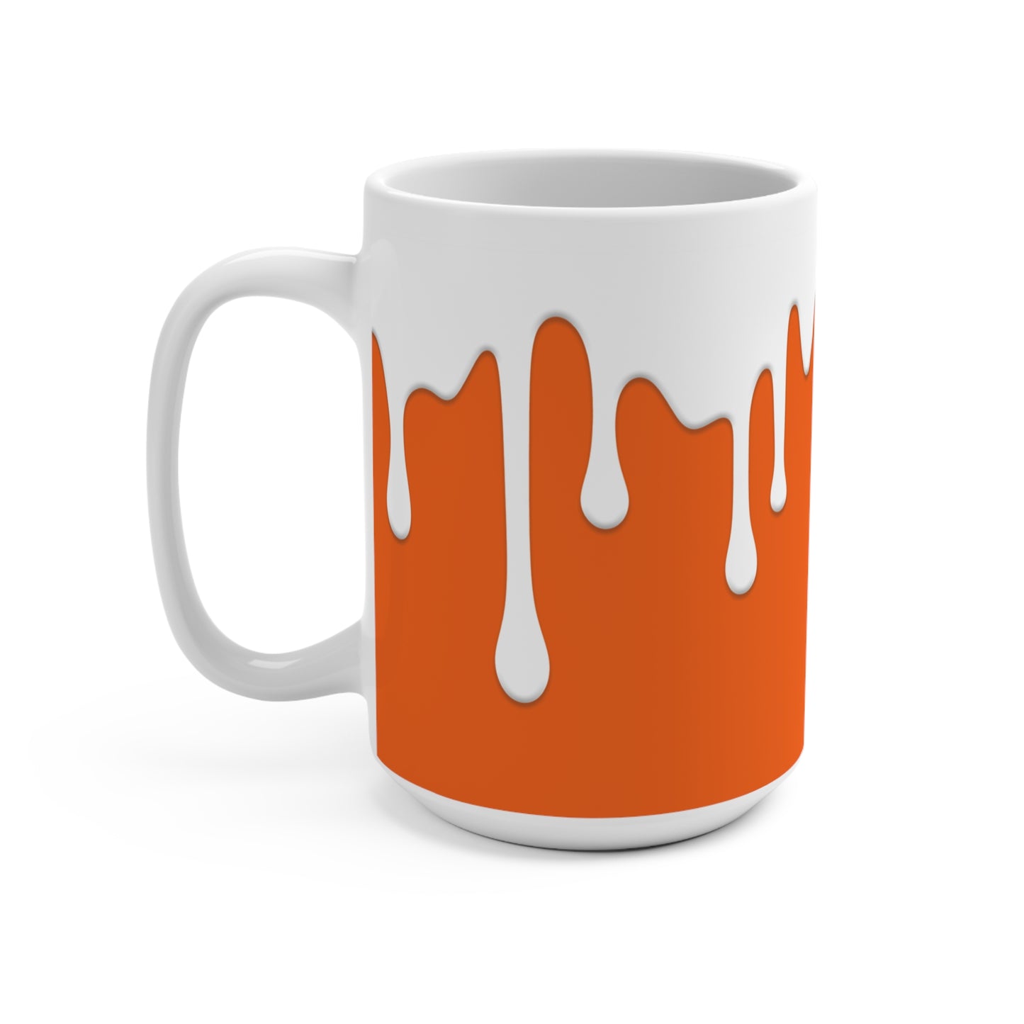 15oz Orange Drips Mug