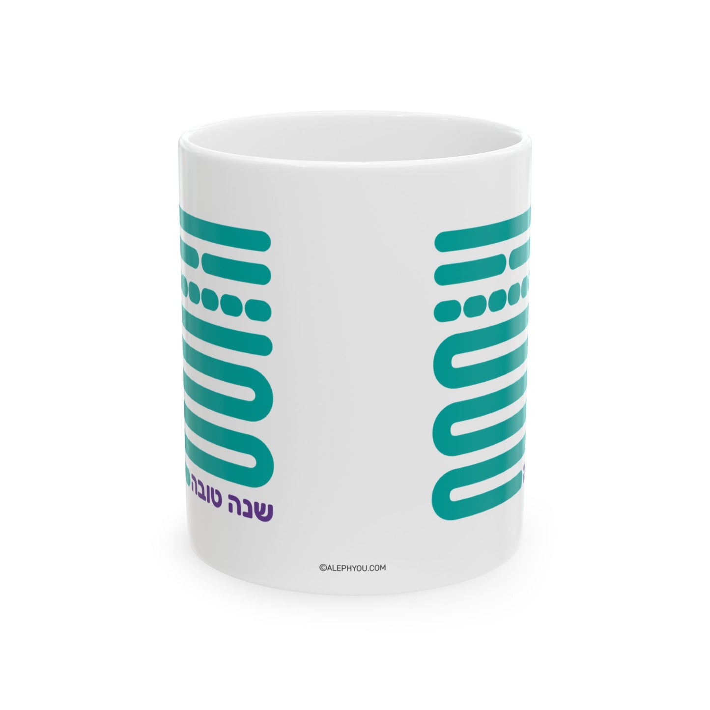 Shofar Notes Teal Coffee Mug, (11oz, 15oz)