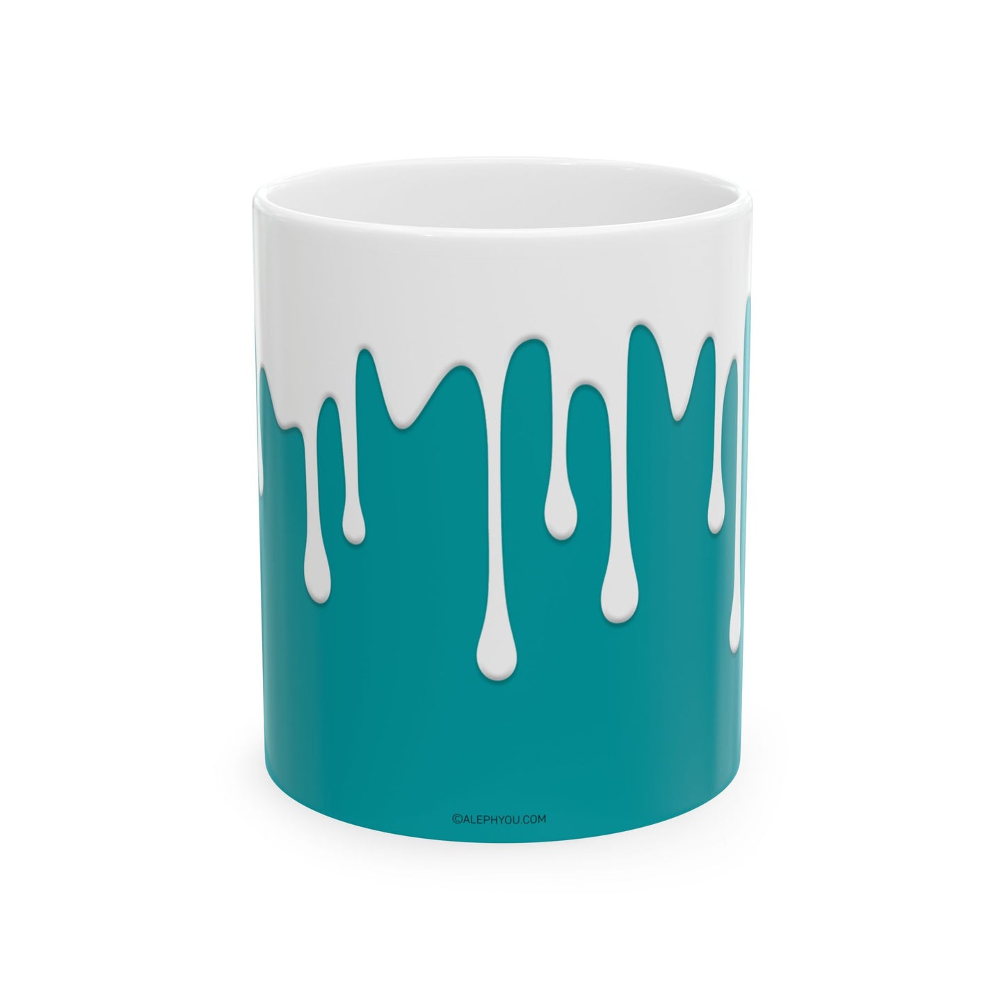 Drips – Teal Mug