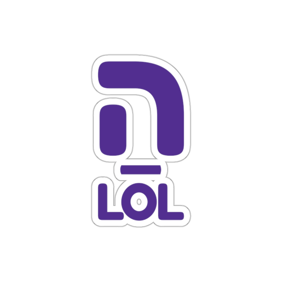 LOL Die-Cut Sticker