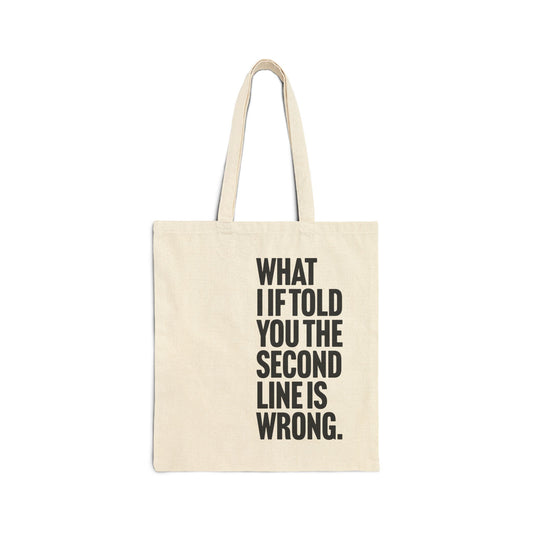 Proof Reading Cotton Canvas Tote Bag