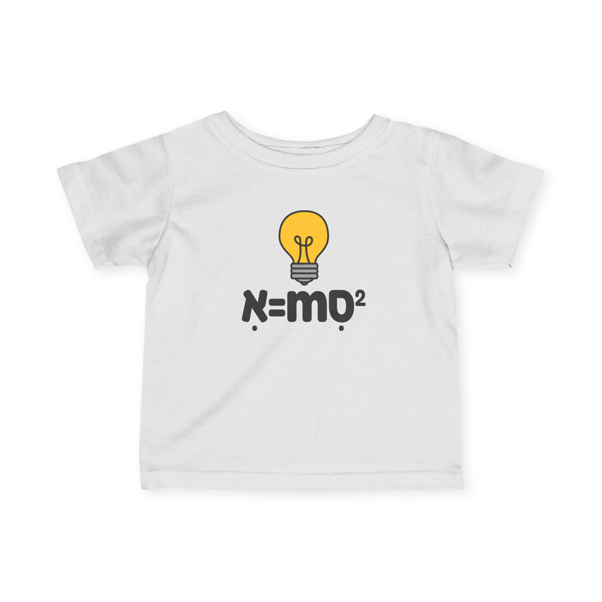 "e=mc²" infant tee - funny Jewish t-shirt by Aleph You