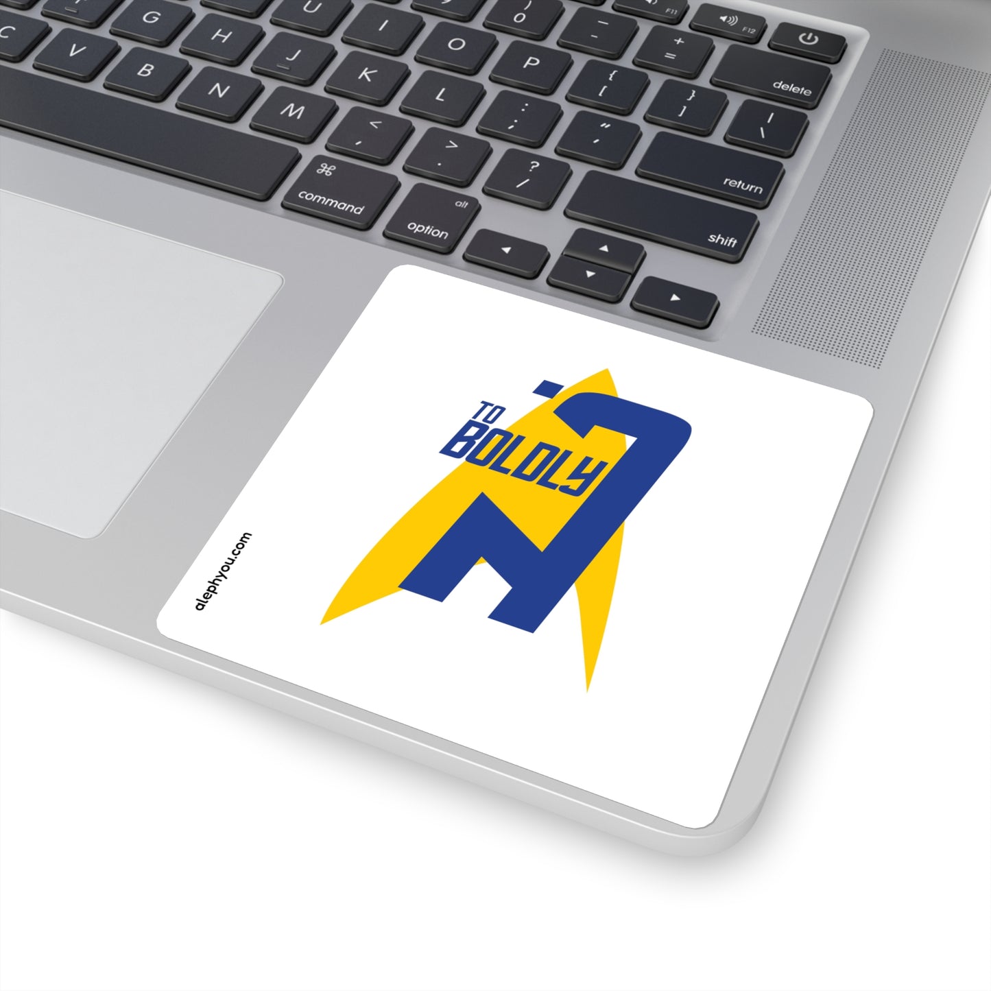 Boldly Go sticker