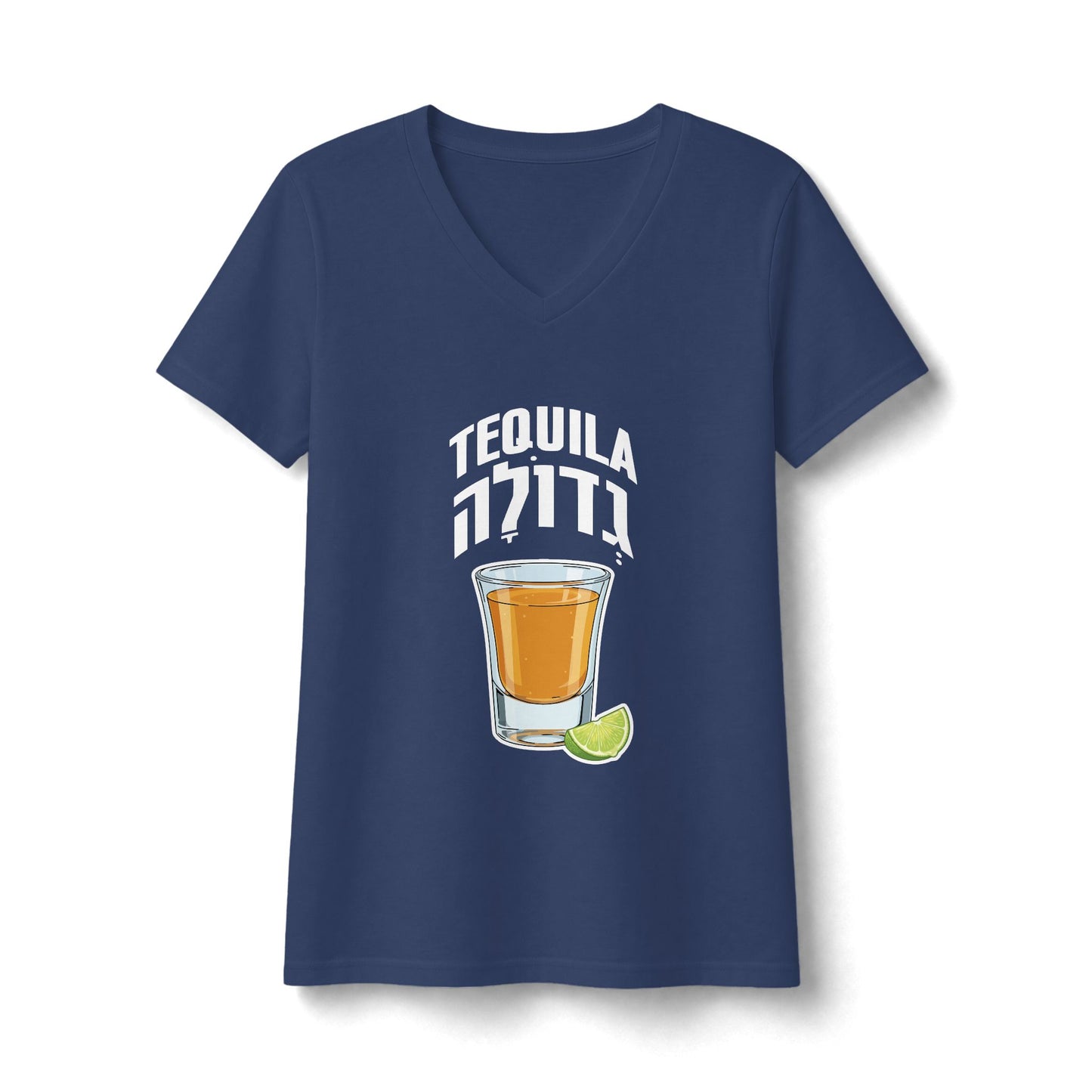 Tequila Gedolah V-Neck Tee
