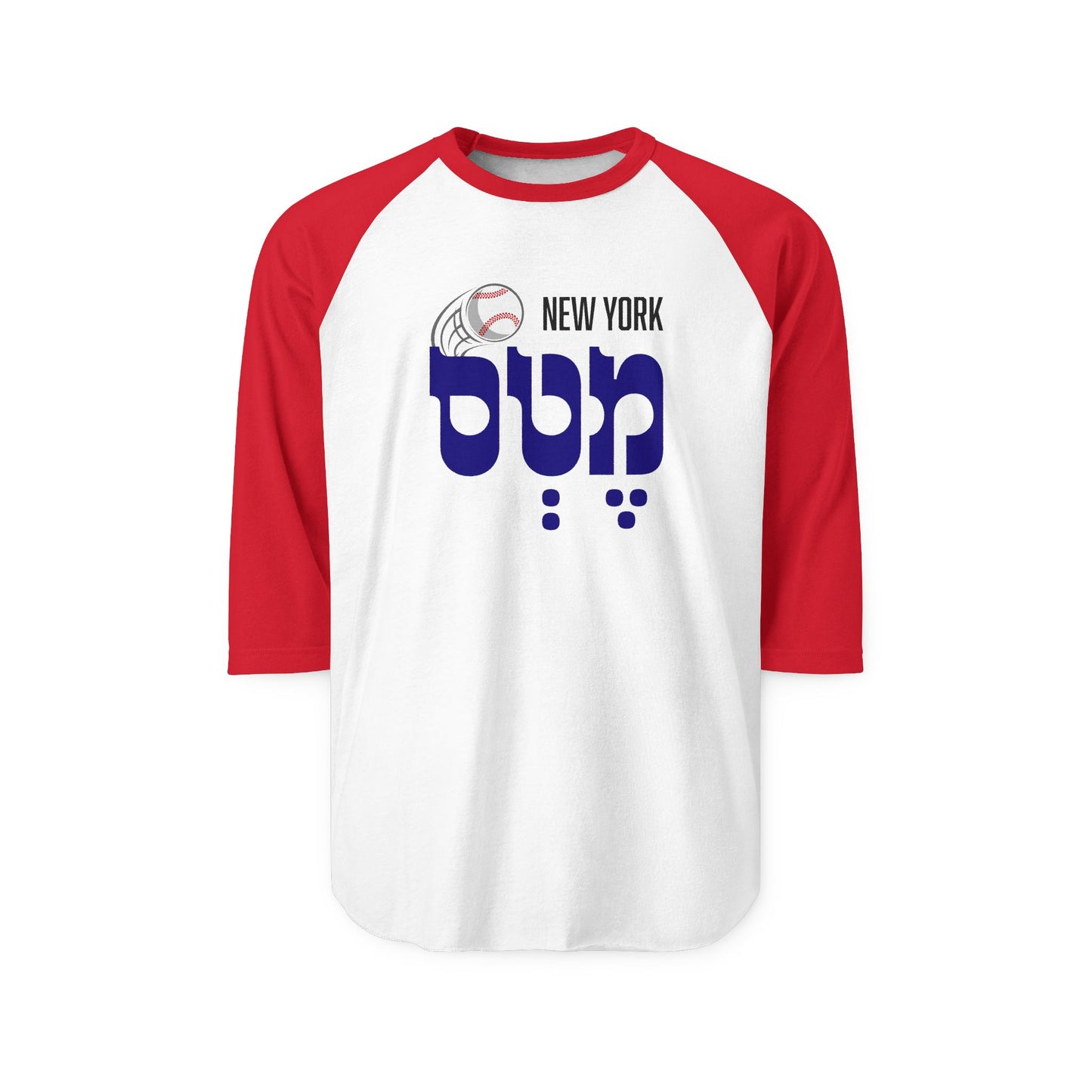New York Mets Three-Quarter Sleeve Raglan Shirt
