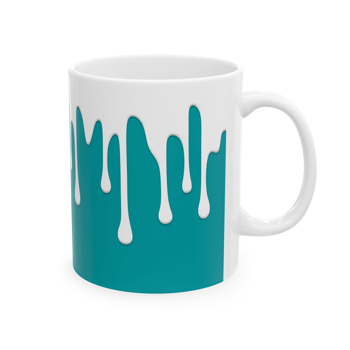 Drips – Teal Mug