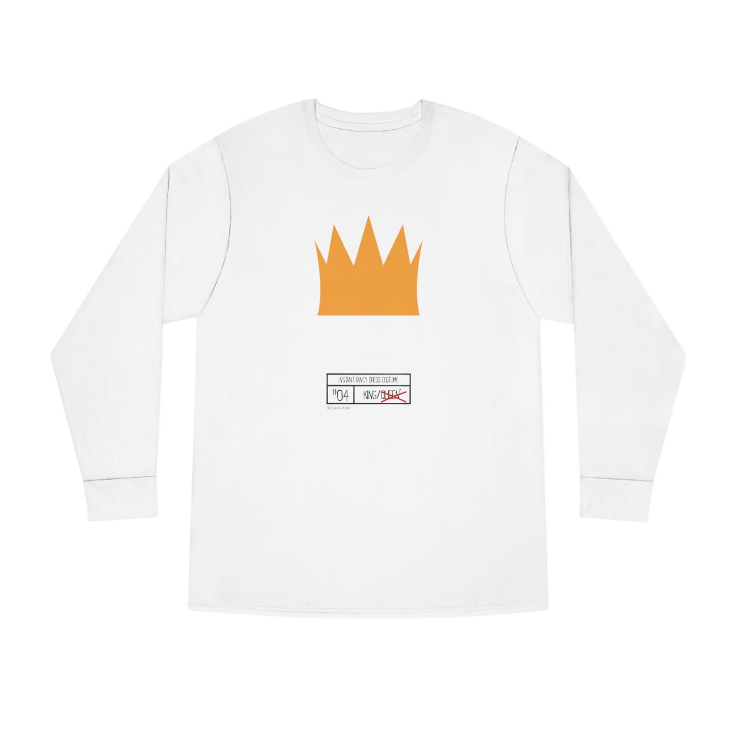 Instant Fancy Dress #4 King – long sleeve T-shirt