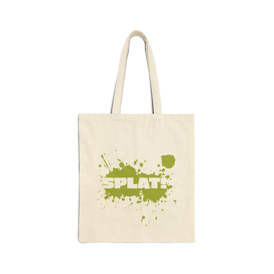 Splat! Cotton Canvas Tote Bag