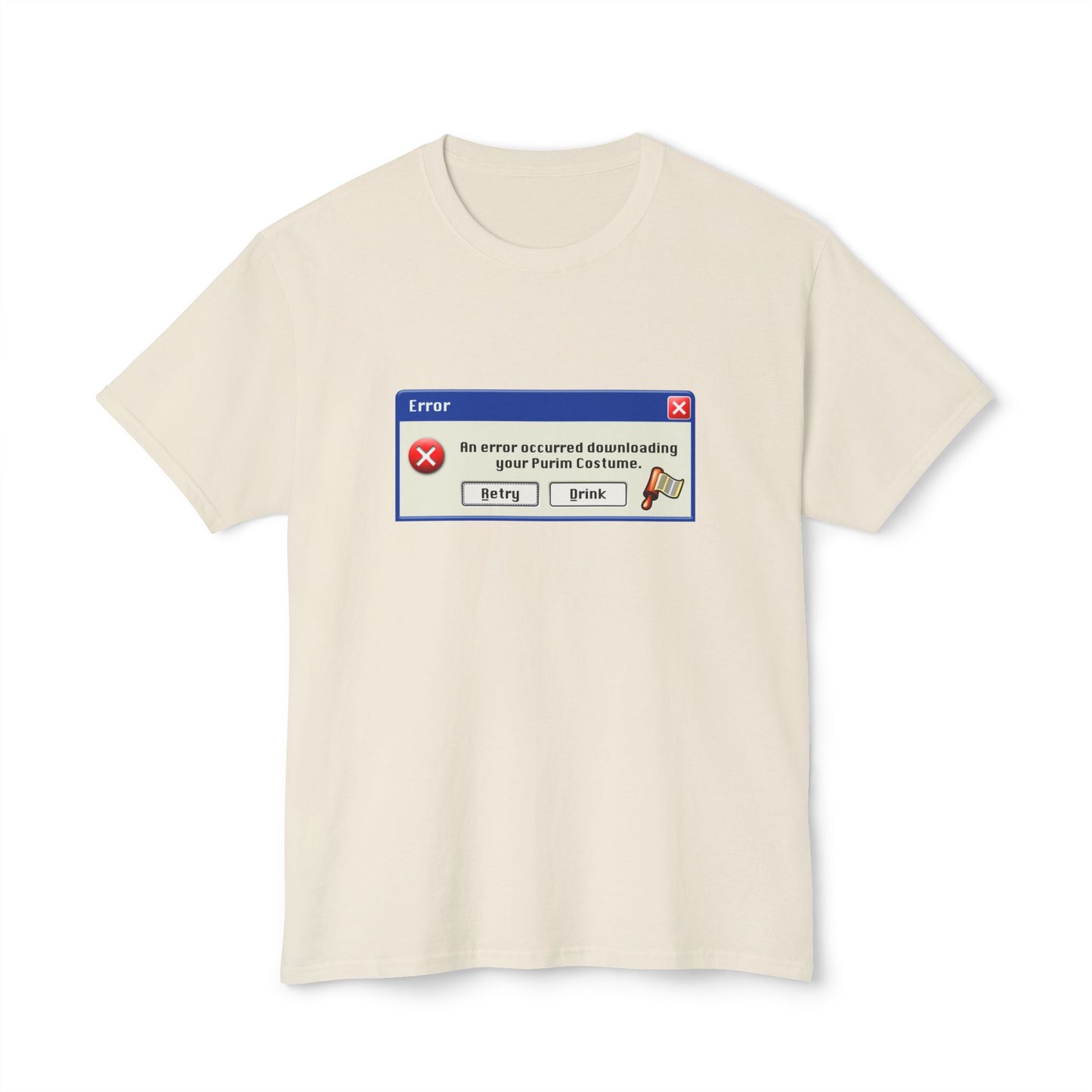 Purim Costume Error T-shirt