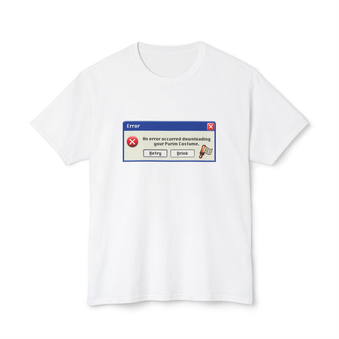 Purim Costume Error T-shirt
