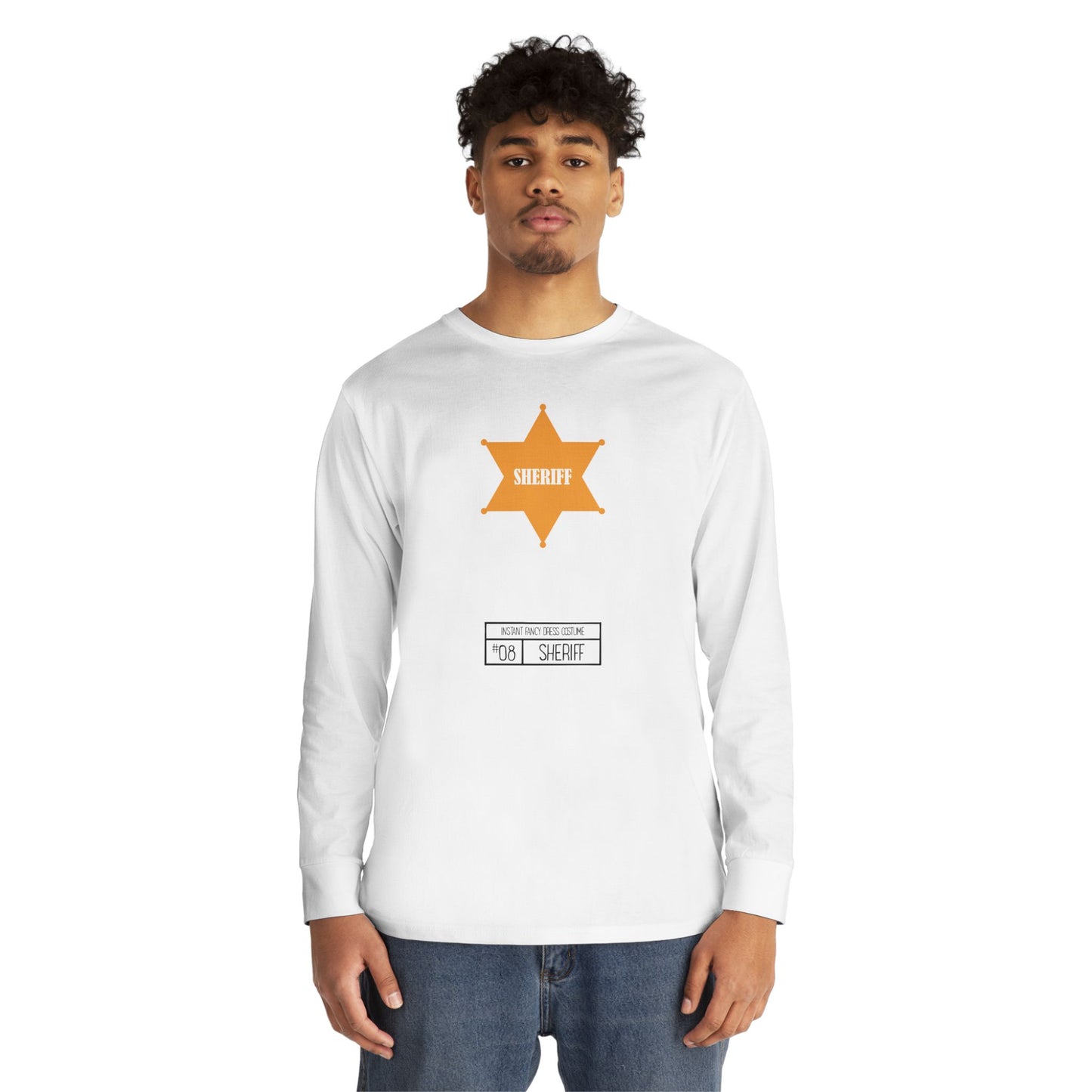 Instant Fancy Dress #8 Sheriff– long sleeve T-shirt